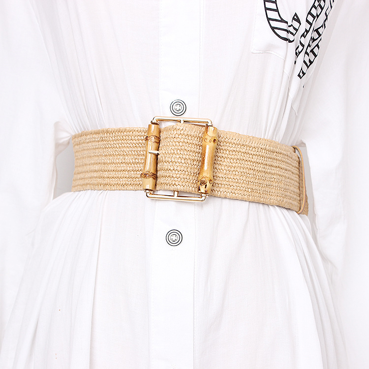 Off White Belt - Mới Thun Dệt Thắt Lưng Nữ