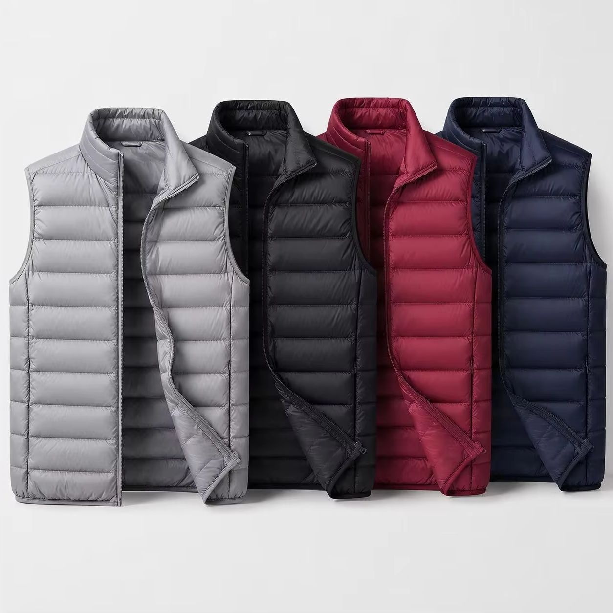Streetwear Brand Jacket - Mens Vest Jacket Warm Sleeveless Jackets