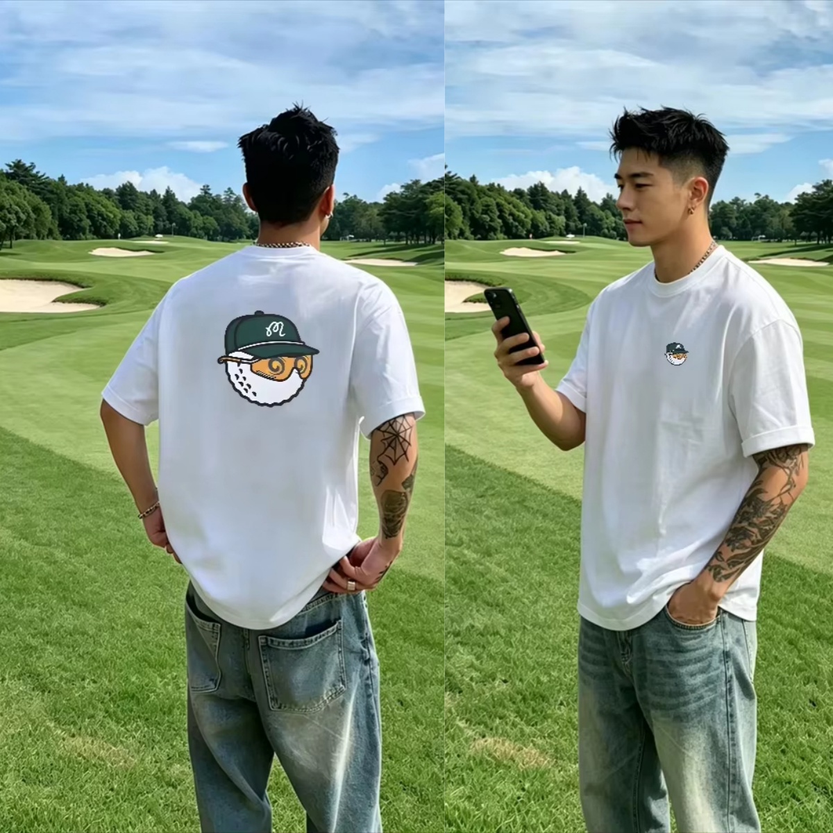 Streetwear Brand Golf - Cartoon Golf Classic Outdoor Casual Trendy