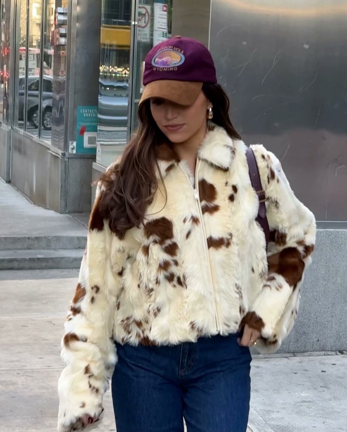 BB Chic Street Girls Cow Print - đánh giá và giá Streetwear Brand Jacket