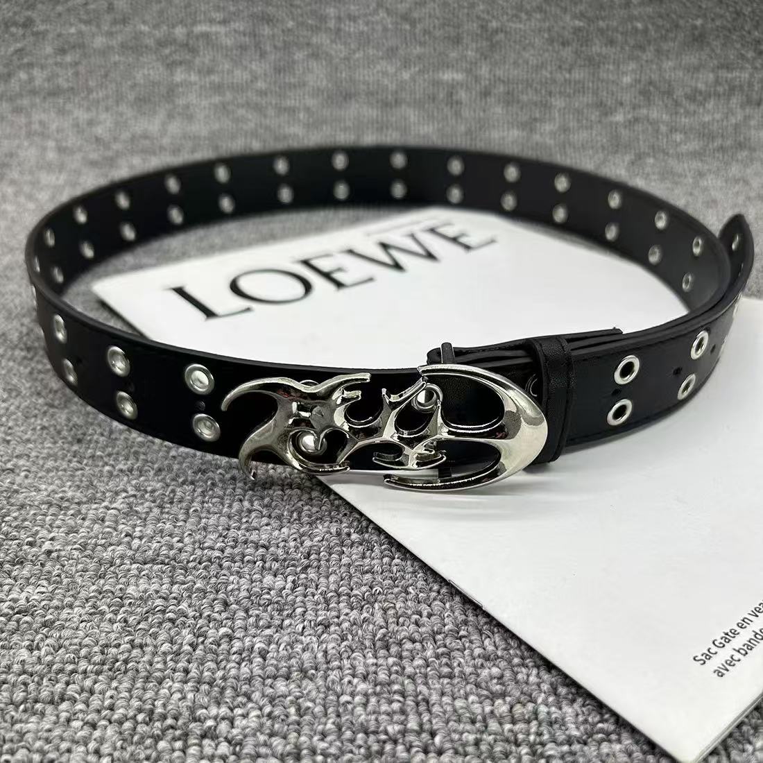 New Stylish Y2K Hollow PU Leat - đánh giá và giá Off White Belt