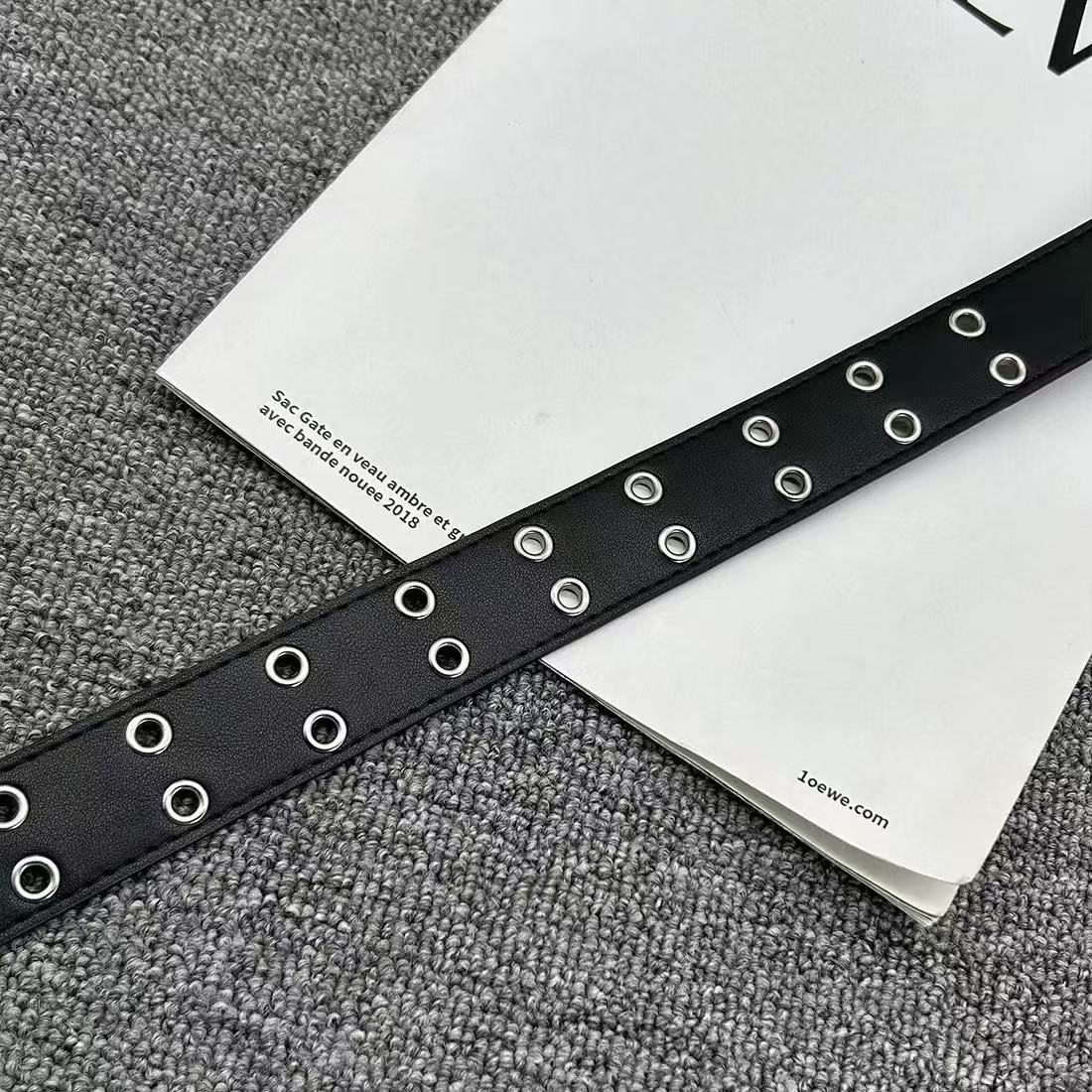 New Stylish Y2K Hollow PU Leat - đánh giá và giá Off White Belt