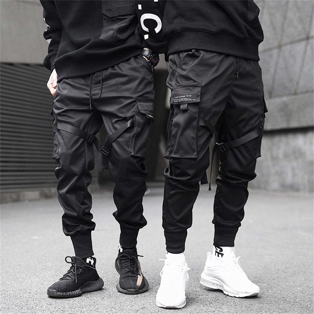 Black Hip Hop Cargo Pants Summ - đánh giá và giá Streetwear Brand Jacket