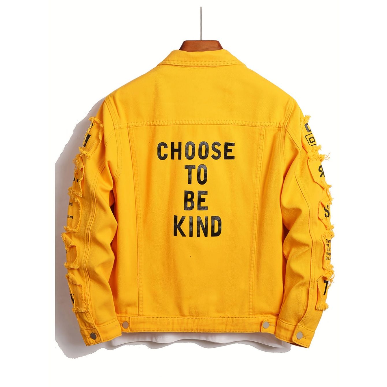 European and American Men's De - đánh giá và giá Streetwear Brand Jacket