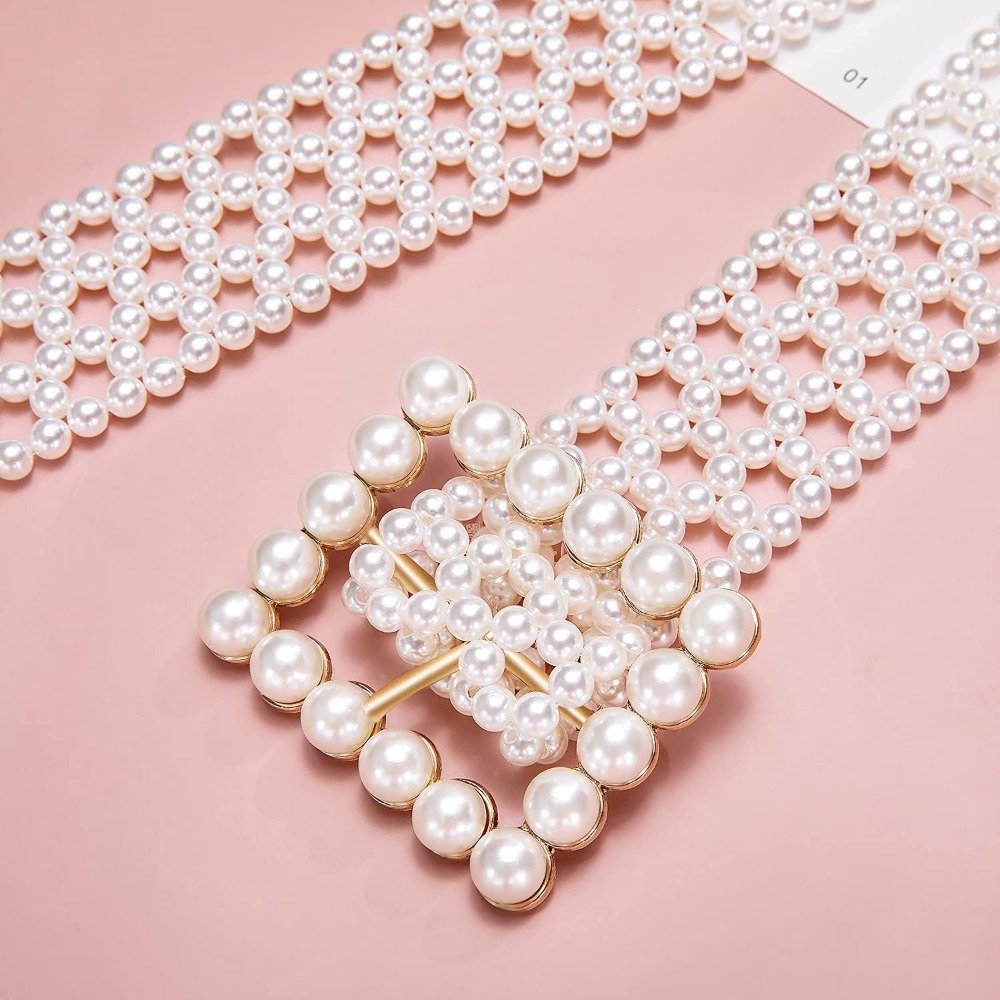 95cm long Pearl Belts Gift for - đánh giá và giá Off White Belt