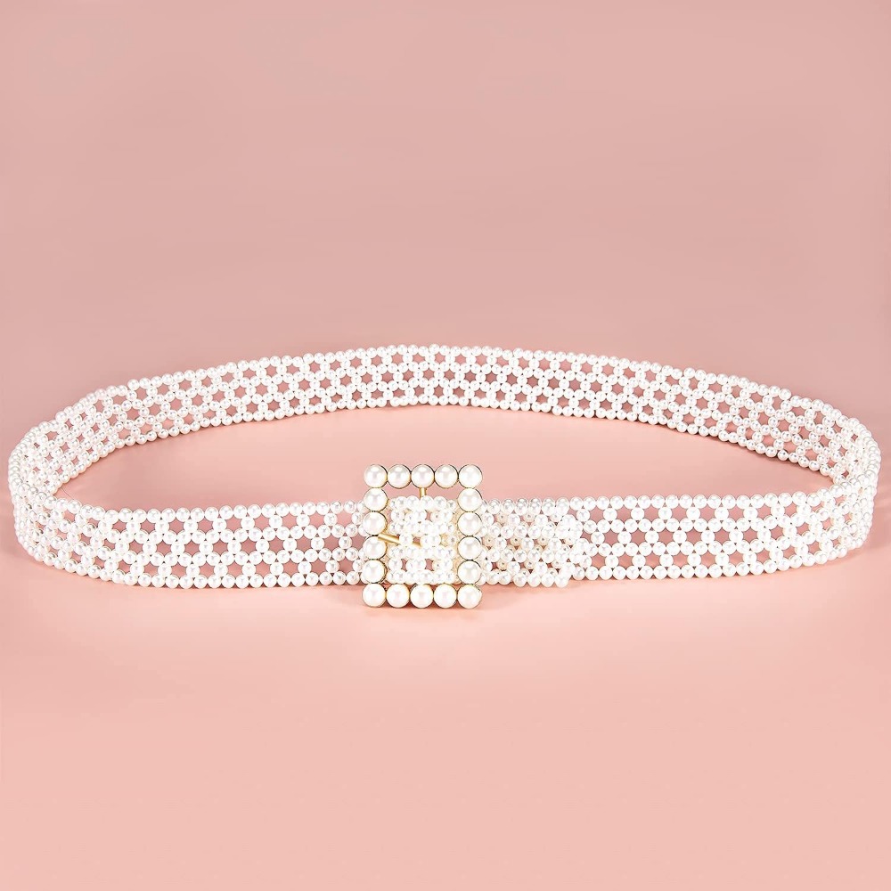 95cm long Pearl Belts Gift for - đánh giá và giá Off White Belt